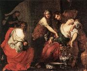 FURINI, Francesco The Birth of Rachel dgs oil painting on canvas